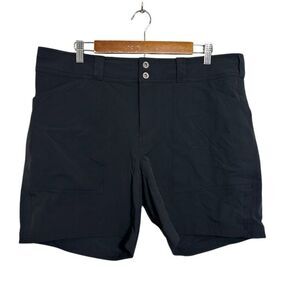 REI Co-op Screeline Black Hybrid Shorts Womens 16 Active Outdoor  Hiking Nylon